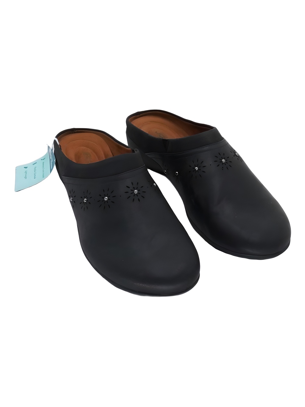 JBU Womens Bohemian Vista Casual Black Clogs Size 9.5